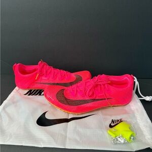 Nike Zoom Superfly Elite 2 Atomknit Men’s Size 9.5 CD4382-600 Fierce Pink